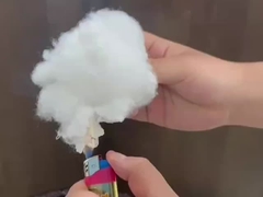 Fibra di poliestere ritenuta alla fiamma