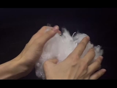 0.9D Virgin Hollow Fiber Fill Eco-friendly 32mm Psf per il riempimento