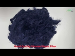 Fibra graffica di viscosa a ritardo della fiamma bianca 64 mm per tessuti non tessuti