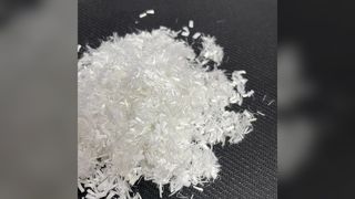 Fibra a taglio corto dispersa 0,5D×5MM, alta dispersione, nessuna fibra ultrafine agglomerante per posa a umido