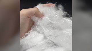 Fibra cava monocomponente PLA di alta qualità con olio siliconico