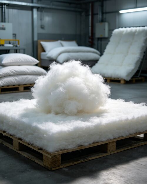 Ultime notizie aziendali su Fibra Staple di poliestere cavo vs Fibra di poliestere a bassa fusione: benefici di miscelazione, applicazioni e guida alla produzione