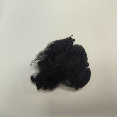 comprare Fibra di polipropilene ignifuge da 76 mm di polipropilene nero fabbricazione online