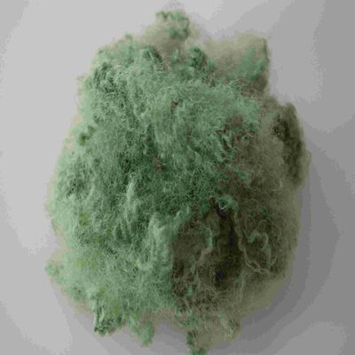 Un buon prezzo. Fibra di poliestere di base ecologica Fibra di silicio verde siliconizzata in linea
