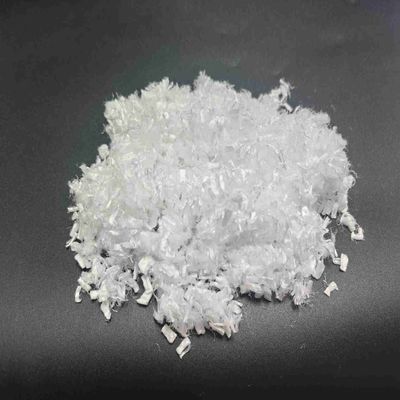 comprare Materiali rinforzati non fluorescenti Poliestere Fibra di grappolo Bianco 8 mm PSF corto per riempimento fabbricazione online