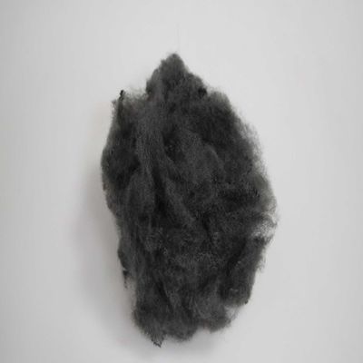 comprare Poliestere antifiamma di colore grigio a bassa crompaggia in fibra vergine di poliestere di poliestere per tappeti fabbricazione online