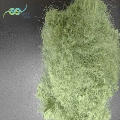 comprare Fibra di poliestere ricoperta coniugata verde cavo Fibra di poliestere ricoperta coniugata verde cavo Fibra 15D siliconizzata fabbricazione online