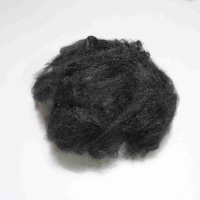Un buon prezzo. Fibra di poliestere in strisce buca 6.67D Fibra di poliestere in strisce in strisce di uomo nero per materasso in linea