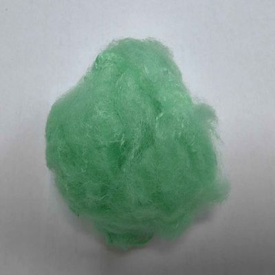 Un buon prezzo. 2.5D Fibra di poliestere verde riciclata personalizzata Crimp Fibra di poliestere a taglio corto in linea