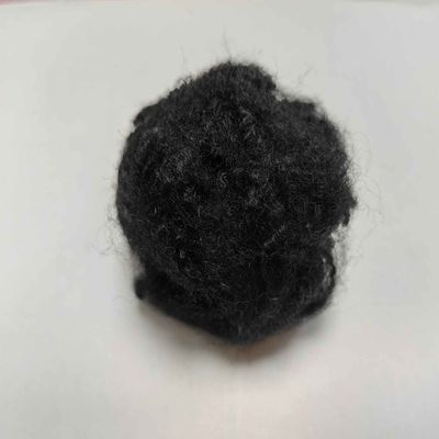 Un buon prezzo. Fibra antifiamma nera 51mm PSF Fibra di poliestere di grado A in linea