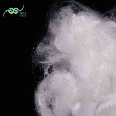 Un buon prezzo. 2.78D Non fluorescente fibra sintetica di base silicone bianco libero PSF per coperte in linea