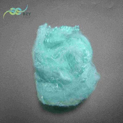 Un buon prezzo. Fibra di poliestere rigenerata di fibra di base doppia blu chiaro tinto 2.5D PSF per imbottitura in linea