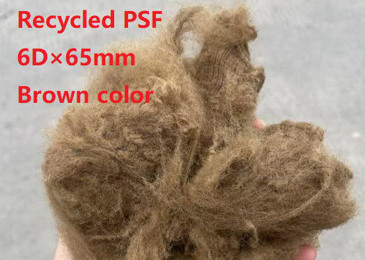 Un buon prezzo. 6D×65mm Fibra graffiante di poliestere 100% Poliestere a chip Materia prima Fibra graffiante di poliestere con buona resistenza agli urti e forma rotonda in linea