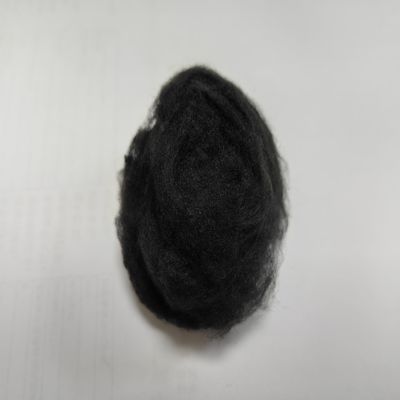 Un buon prezzo. Fibra Staple di poliestere riciclata 2.5D 51mm Nero a bassa umidità in linea