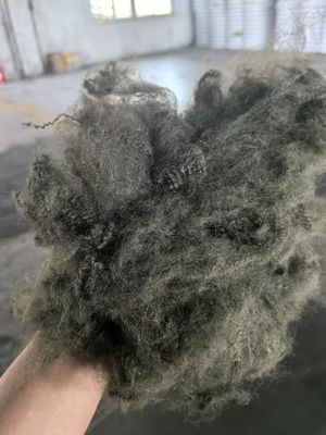 Un buon prezzo. Fibra di poliestere riciclato a fiocco 2.5D 51mm Green Coffee in linea