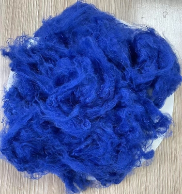 Un buon prezzo. Fibra di poliestere riciclata 1.5D 38mm zaffiro blu A Grade in linea