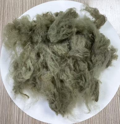 Un buon prezzo. Recycled Polyester Staple Fiber with 255-265°C Melting Point and Last Fastener 4 Or Above in Army Green in linea