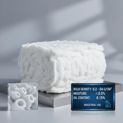 Un buon prezzo. Fibra grafica di poliestere con densità di massa da 0,02 a 0,04 g/cm3 inferiore allo 0,5% di umidità e 0,15% di olio in linea