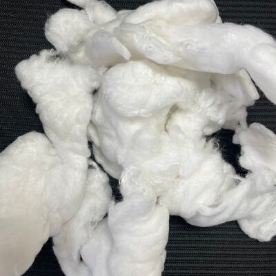 Qualità 1.33D*38MM Fibre ad alta ritenzione liquida, materie prime per maschere non tessute fabbrica